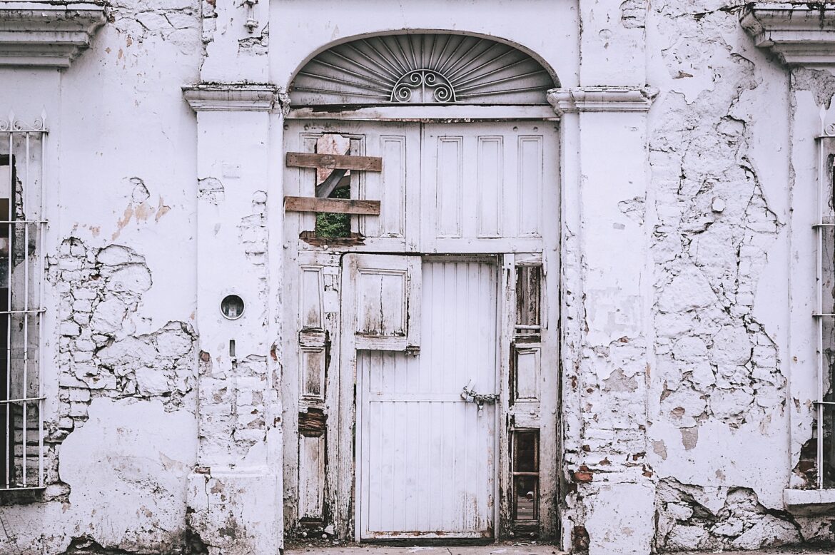 white listed concrete building